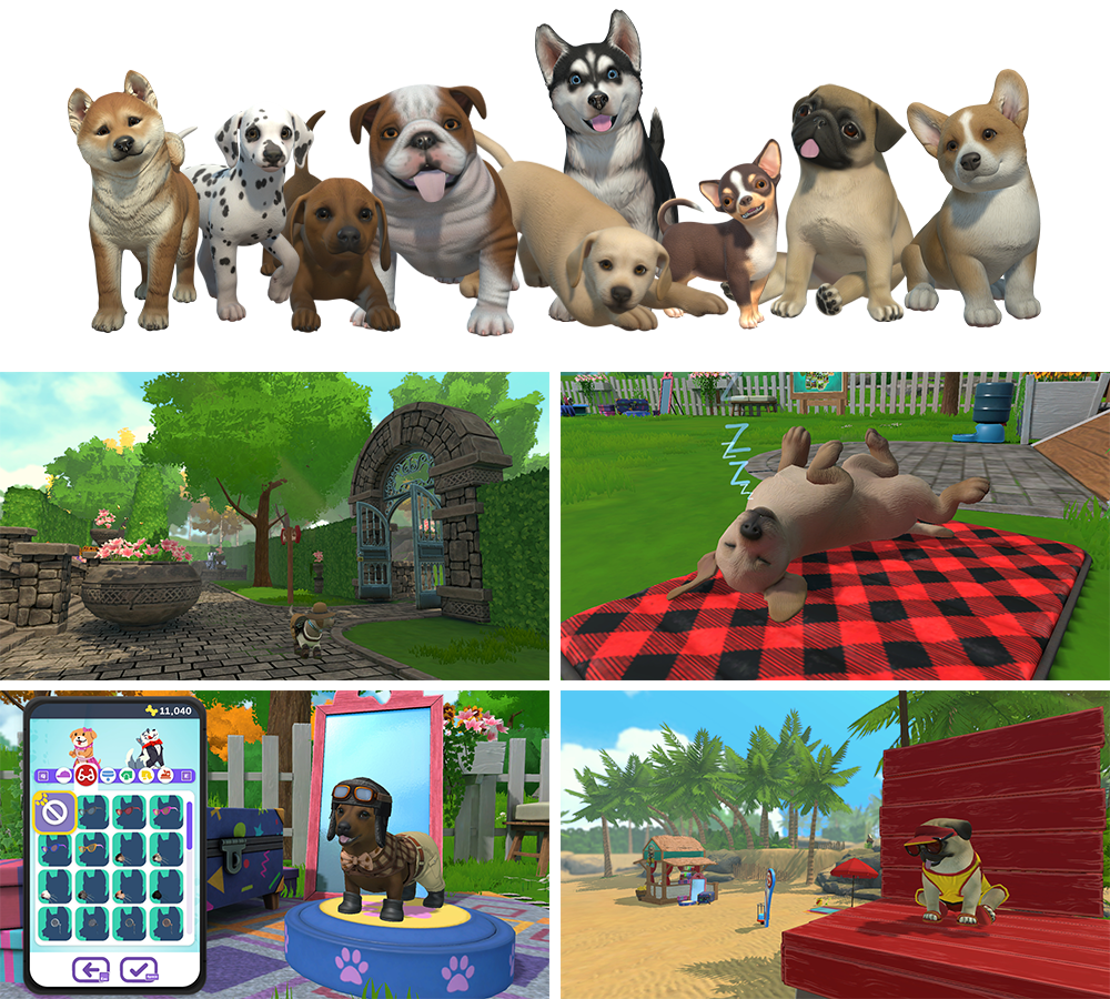 Nintendo Switch ソフト「LITTLE FRIENDS ~PUPPY ISLAND~発売日決定のおしらせ2