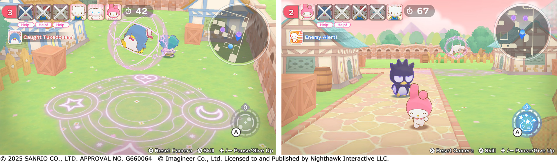 Nintendo Switch ソフト『サンリオキャラクターズ ミラクルマッチ マジカルおにごっこ』欧米及び豪州地域での発売開始のお知らせ3